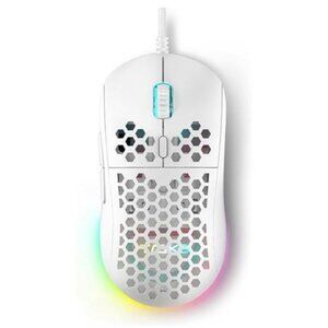 DIERYA M1SE Wired Gaming Mouse with Honeycomb Shell, 12800DPI Optical Sensor